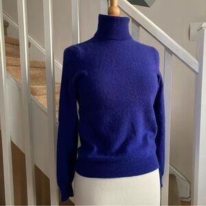 Cashmere Turtleneck in Cobalt Royal Blue from Lord & Taylor
